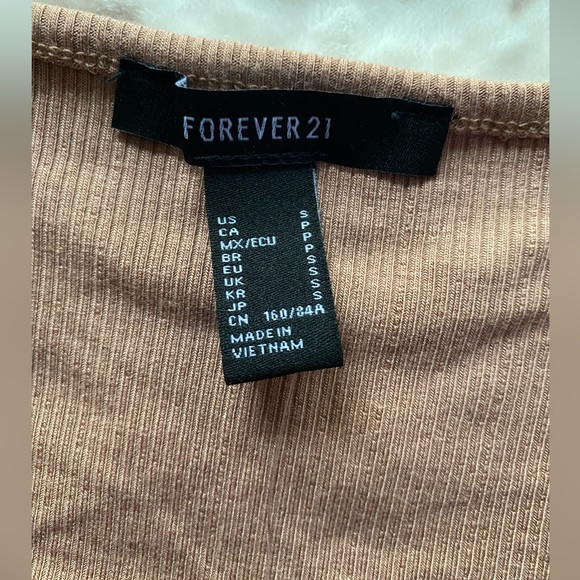 NWT light brown forever 21 bodysuit - Picture 2 of 7